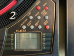 Dart board (electronic), power adaptor, and 12 new soft tip darts