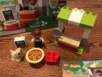LEGO DUPLO 10927 TOWN PIZZA STAND Building Play Set With Instructions
