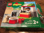 LEGO DUPLO 10927 TOWN PIZZA STAND Building Play Set With Instructions