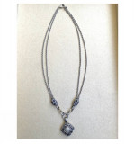 Diamond Sterling Silver 14k Necklace