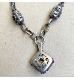 Diamond Sterling Silver 14k Necklace