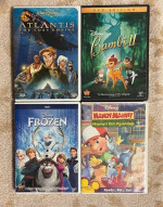 Disney Animated Movies DVD Lot (Lot of 8 Movies)