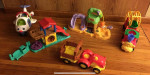 Little People Lot airplane, train with Ferris wheel, playground…..