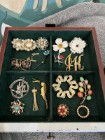 Vintage Pin Brooches Choices