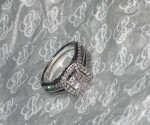 10K White Gold 48 Natural Diamonds 0.28 Natural Diamonds 0.66CT