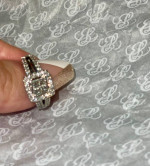 10K White Gold 48 Natural Diamonds 0.28 Natural Diamonds 0.66CT