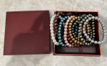 9 Robbins Bros Beaded Colorful Bracelets Like New
