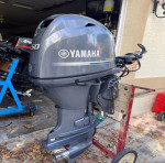 Slightly used Yamaha 50HP 4 Stroke Outboard Motor Engine
