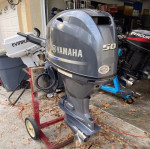 Slightly used Yamaha 50HP 4 Stroke Outboard Motor Engine