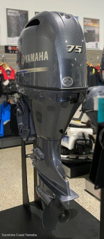 Slightly used Yamaha 75HP 4 Stroke Outboard Motor Engine
