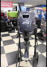 Used Yamaha 25HP 4-Stroke Outboard Motor Engine
