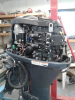 Used Yamaha 60HP 4-Stroke Outboard Motor Engine
