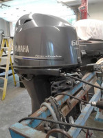 Used Yamaha 60HP 4-Stroke Outboard Motor Engine