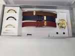 Jewelry Ladies Watch Set Interchangeable, Bands, And Dial Accent