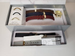 Jewelry Ladies Watch Set Interchangeable, Bands, And Dial Accent