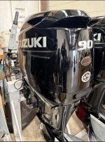 Used Suzuki 90HP 4-Stroke Outboard Motor Engine