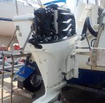 Used Suzuki 100HP 4-Stroke Outboard Motor Engine