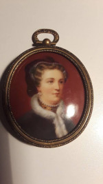 Hand-painted Cameos Family Heirlooms Circa 1860 - 1880