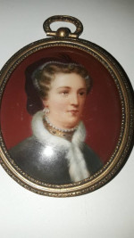 Hand-painted Cameos Family Heirlooms Circa 1860 - 1880