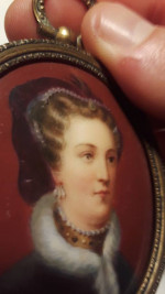 Hand-painted Cameos Family Heirlooms Circa 1860 - 1880