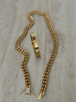 Authentic brand new Miami Cuban link chain 12mm in 24” —- WG or YG