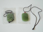 Brand NEW (2) Jade Stone Pendants
