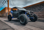 NEW 2022 Can-Am Maverick X3 X rs Turbo RR With Smart-Shox Intense Blue / Carbon Black / Cha Side by Side