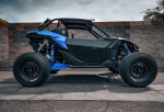 NEW 2022 Can-Am Maverick X3 X rs Turbo RR With Smart-Shox Intense Blue / Carbon Black / Cha Side by Side