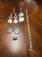 Mexico Silver Jewelry Lot