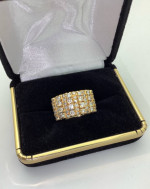 22k Eternity Diamond Band