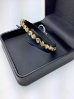 14k Diamond S Link Bracelet
