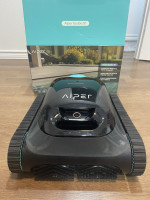 AIPER Wall Climbing Robotic Cordless Pool Cleaner/Vacuum, Scuba S1, Gray