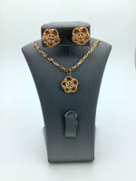 18k Charm & Earrings Set