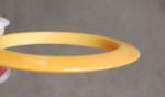 Vintage 1940s Butterscotch Bakelite Bangle Bracelet
