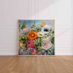 Flower art work