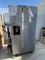Whirlpool 24.6-cu ft Side-by-Side Refrigerator with Ice Maker, Water and Ice Dis