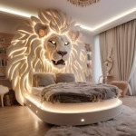 Lion design 6×4 bed available