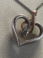 Kay Jewelers 14K Gold And Diamonds Forever Us Necklace