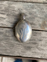 Sterling Silver Locket Necklace