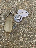 Sterling Beach Glass Necklace
