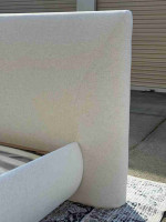 Elegant Harmony King/Queen Linen Upholstery Bed- Premium Quality