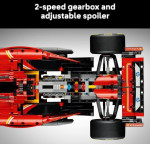 LEGO Technic Ferrari SF-24 F1 Model Car Kit - Building Set for Adults, Ages 18+ with Realistic Features - Ferrari F1 DIY Craft for Display - Gift for Graduation