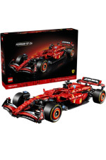 LEGO Technic Ferrari SF-24 F1 Model Car Kit - Building Set for Adults, Ages 18+ with Realistic Features - Ferrari F1 DIY Craft for Display - Gift for Graduation