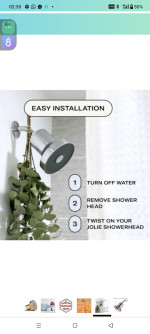 THE FILTERED SHOWERHEAD with Shower Water Filter System- High Pressure Showerhead, Hair and Skincare Accessory to Improve Beauty and Personal Care Routine (Gold)