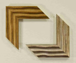 Wooden frame Three waves, width 1.9 inches.