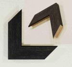 Flat Rustic Distressed Wood Picture Frame 1.7" Wide x 0.8" High.