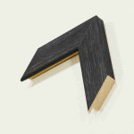 Flat Rustic Distressed Wood Picture Frame 1.7" Wide x 0.8" High.