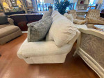 King Hickory Oatmeal Colored 3-Seat Sofa