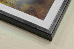 Wooden Frame Bronze and Black Silver. Width 0.7" x Height 1".