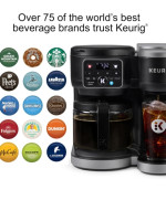 Keurig K-Duo Hot & Iced Single Serve & Carafe Coffee Maker, MultiStream Technology, 72oz Reservoir (Gen 2)